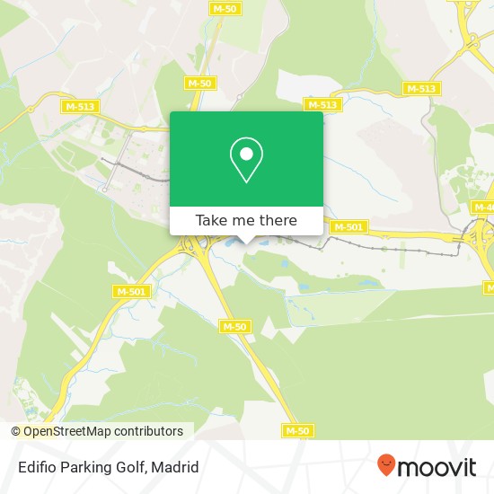 Edifio Parking Golf map