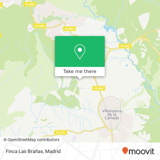 Finca Las Brañas map