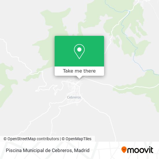 Piscina Municipal de Cebreros map