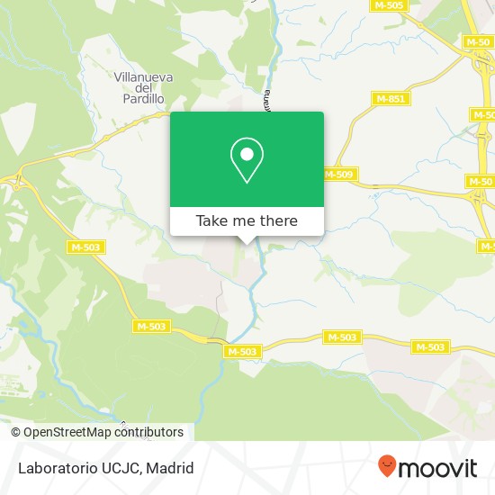 Laboratorio UCJC map