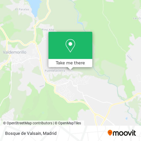 mapa Bosque de Valsaín