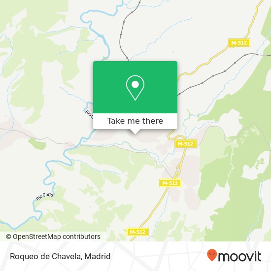 Roqueo de Chavela map
