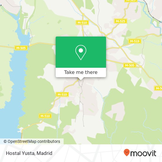 mapa Hostal Yusta