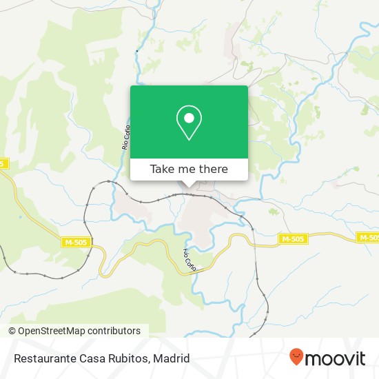 mapa Restaurante Casa Rubitos