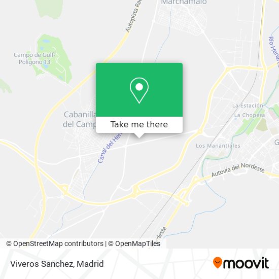 mapa Viveros Sanchez