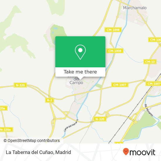 mapa La Taberna del Cuñao