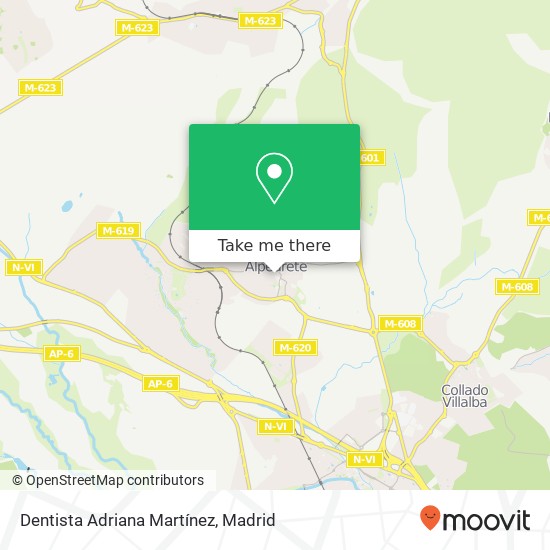 Dentista Adriana Martínez map