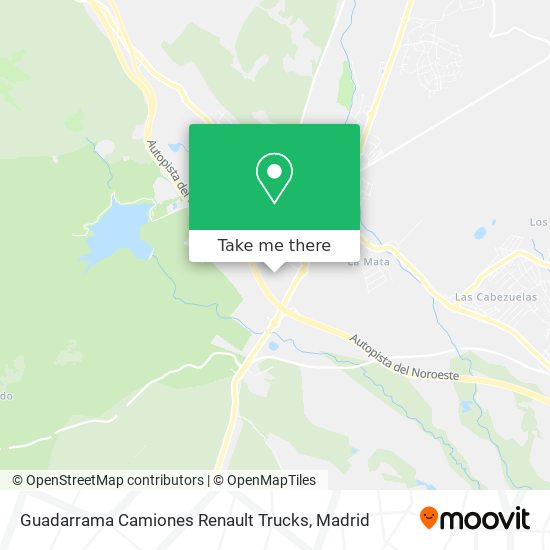Guadarrama Camiones Renault Trucks map
