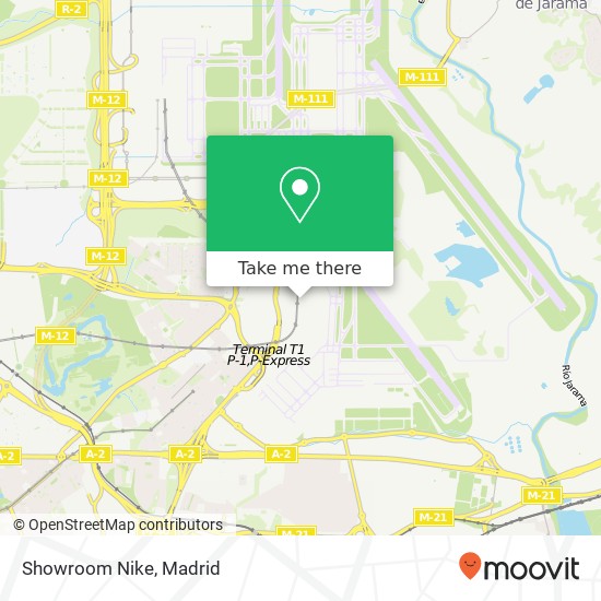 Showroom Nike map