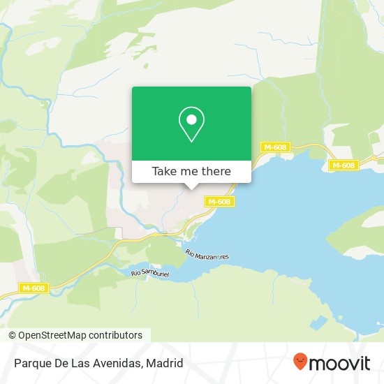 Parque De Las Avenidas map