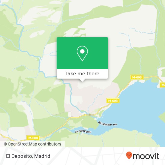 El Deposito map