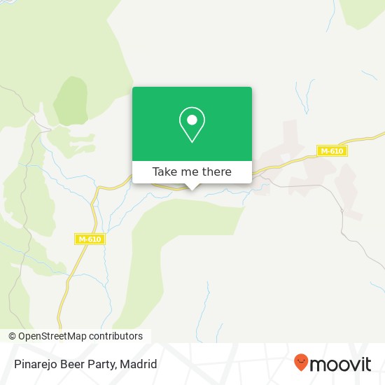 mapa Pinarejo Beer Party