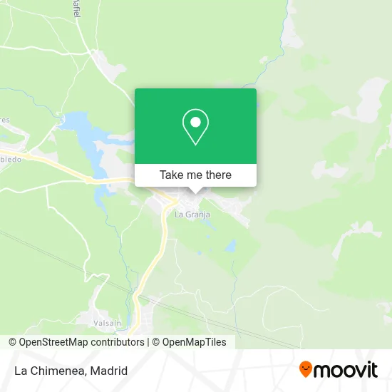 La Chimenea map