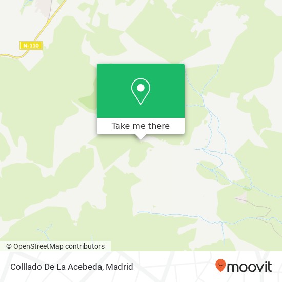 Colllado De La Acebeda map