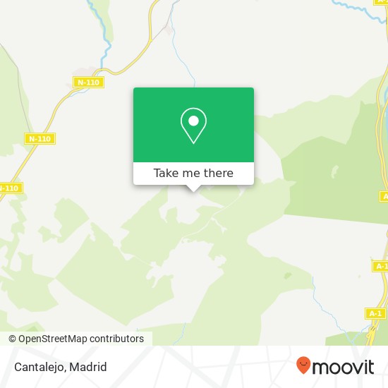 Cantalejo map