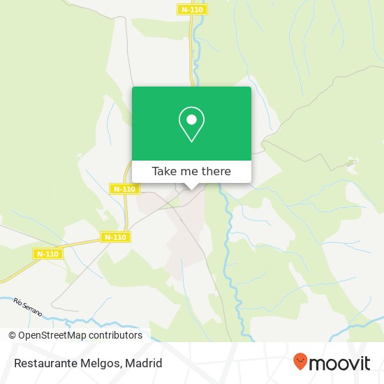 Restaurante Melgos map