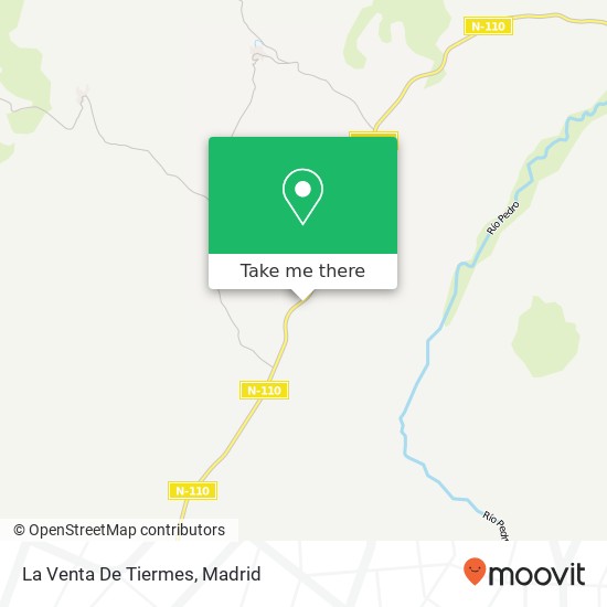 La Venta De Tiermes map