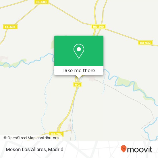 Mesón Los Allares map