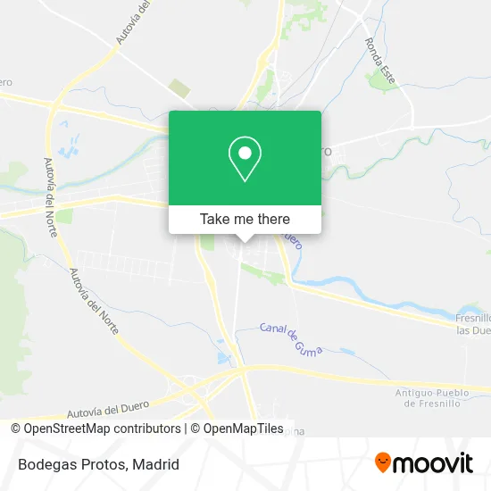 Bodegas Protos map