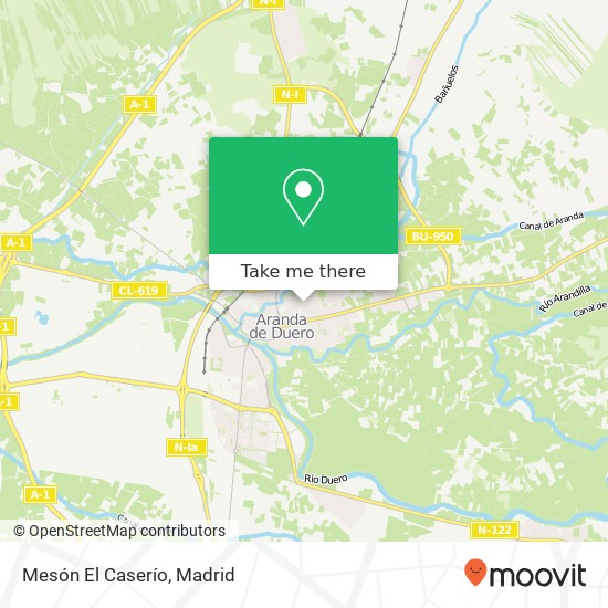 Mesón El Caserío map