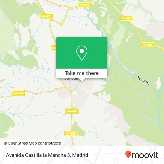 mapa Avenida Castilla la Mancha 3