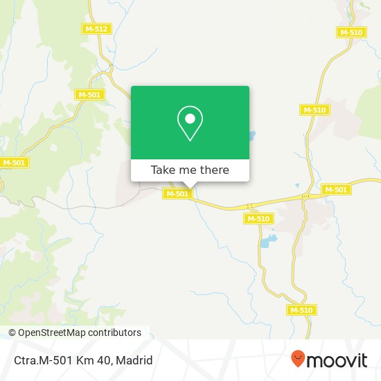 Ctra.M-501 Km 40 map