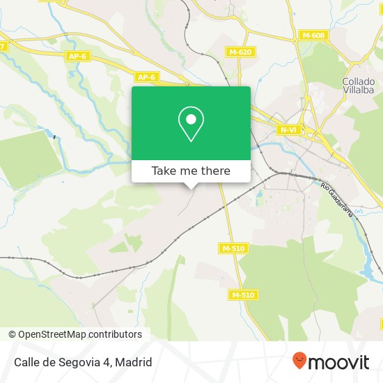 mapa Calle de Segovia 4