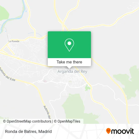 mapa Ronda de Batres