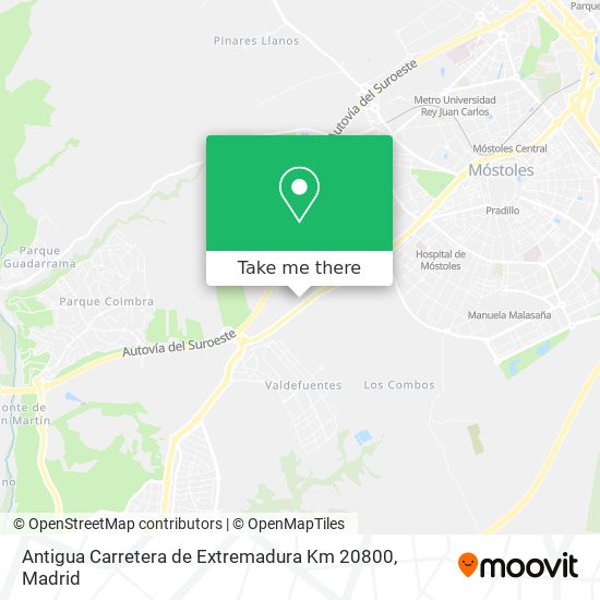 Antigua Carretera de Extremadura Km 20800 map