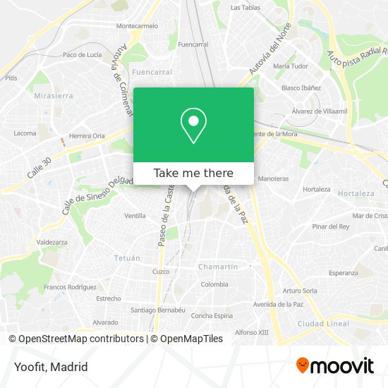 Yoofit map