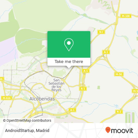 mapa AndroidStartup