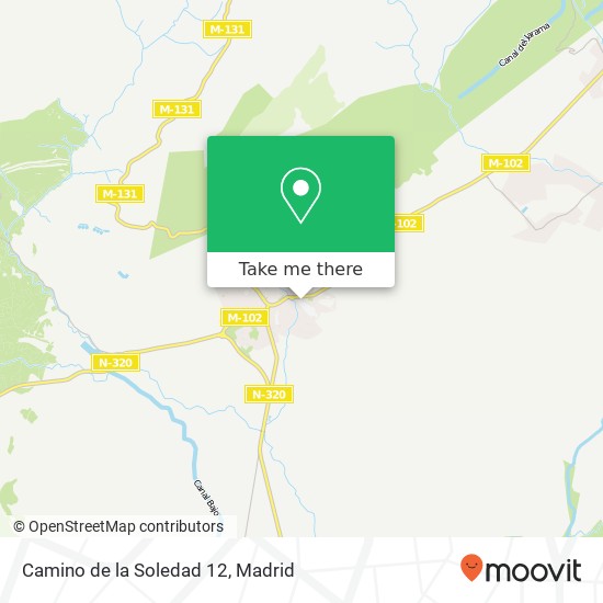 mapa Camino de la Soledad 12