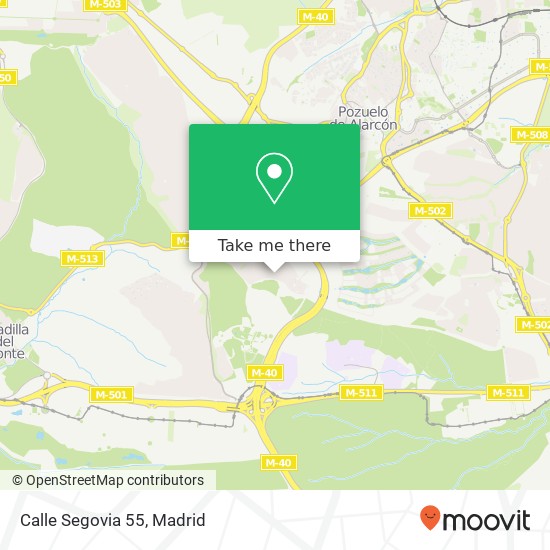 Calle Segovia 55 map