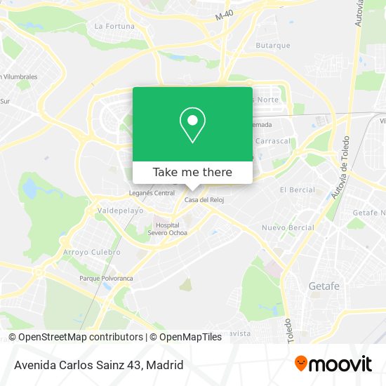 Avenida Carlos Sainz 43 map