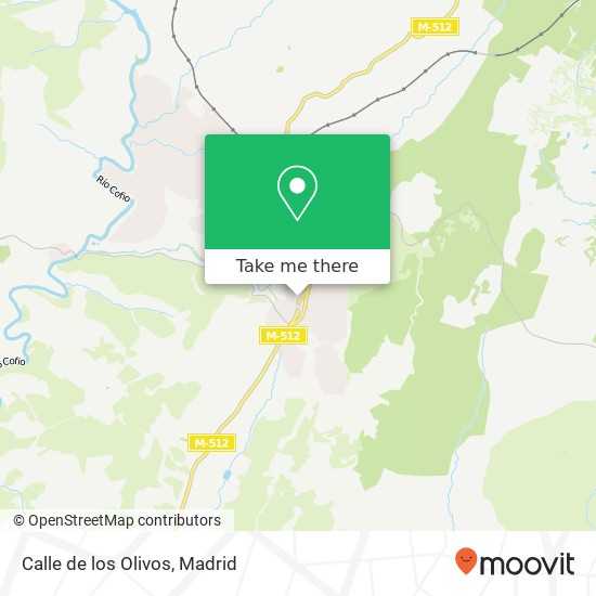 Calle de los Olivos map