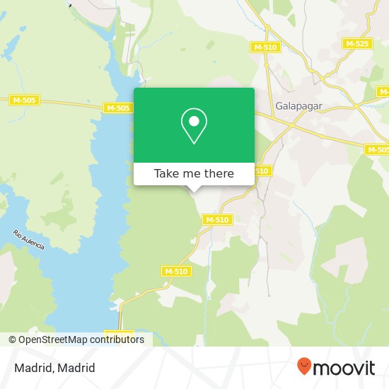 mapa Madrid