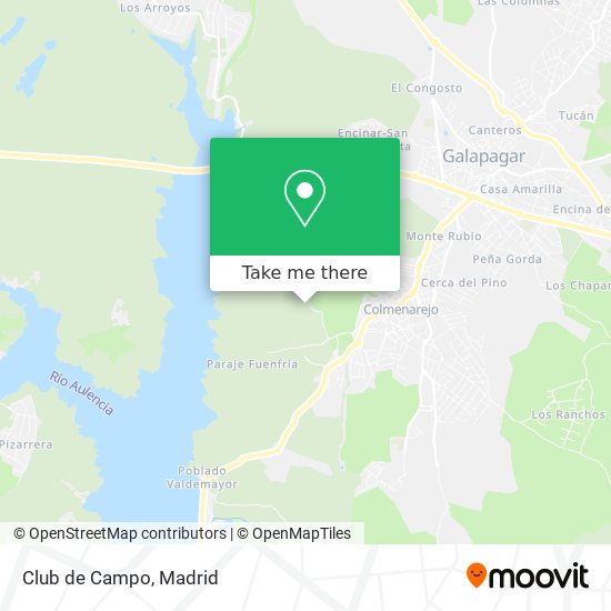 Club de Campo map