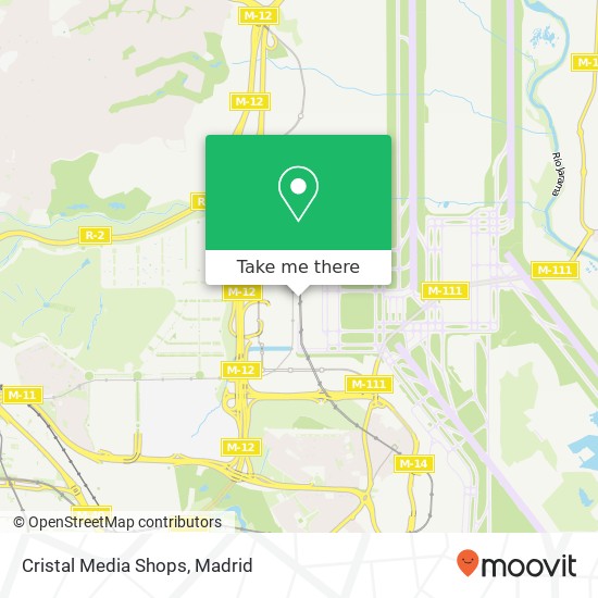 Cristal Media Shops map