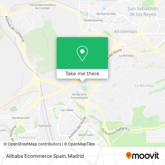 mapa Alibaba Ecommerce Spain