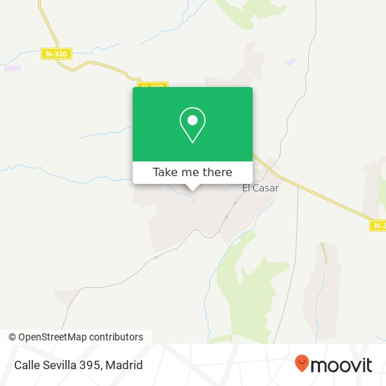 mapa Calle Sevilla 395