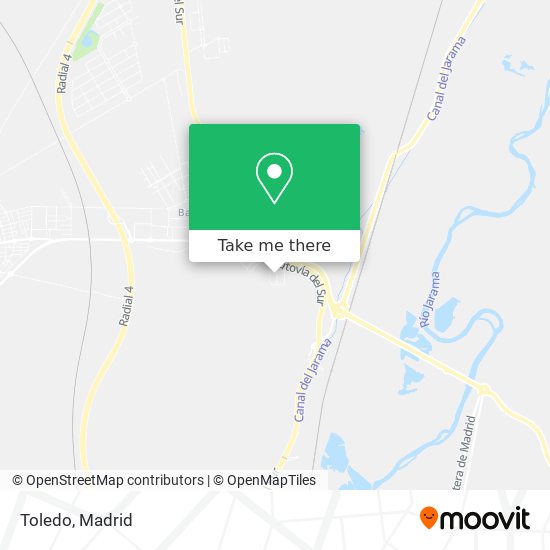 Toledo map