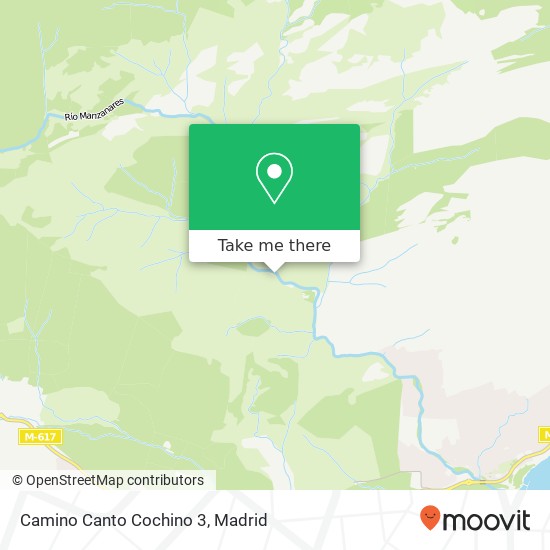 Camino Canto Cochino 3 map