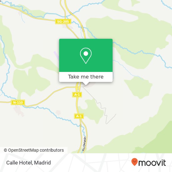 Calle Hotel map