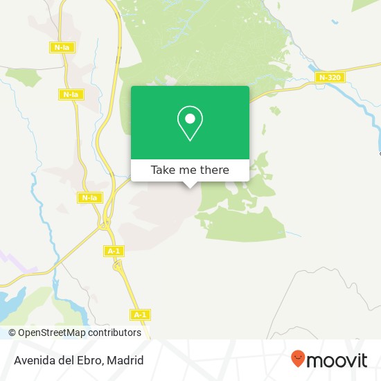Avenida del Ebro map