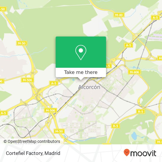 mapa Cortefiel Factory