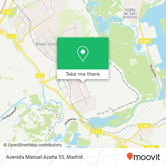 mapa Avenida Manuel Azaña 55