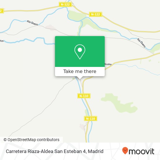 mapa Carretera Riaza-Aldea San Esteban 4