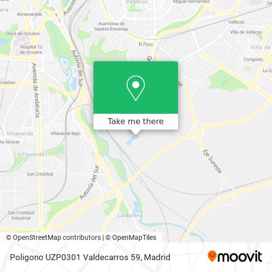 Poligono UZP0301 Valdecarros 59 map