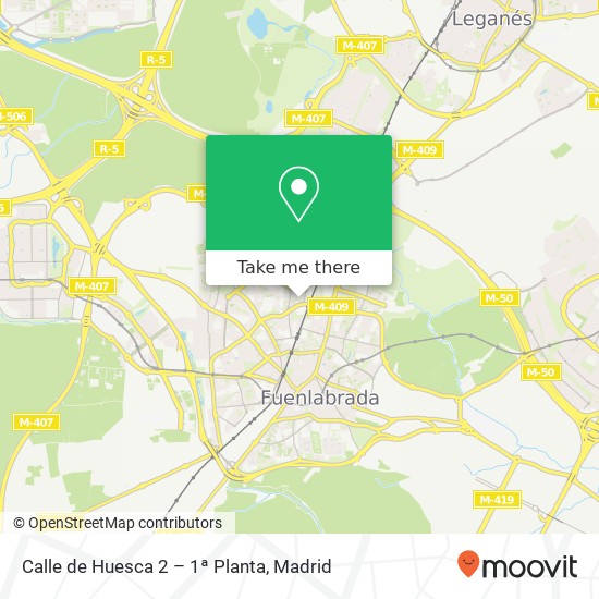 Calle de Huesca 2 – 1ª Planta map
