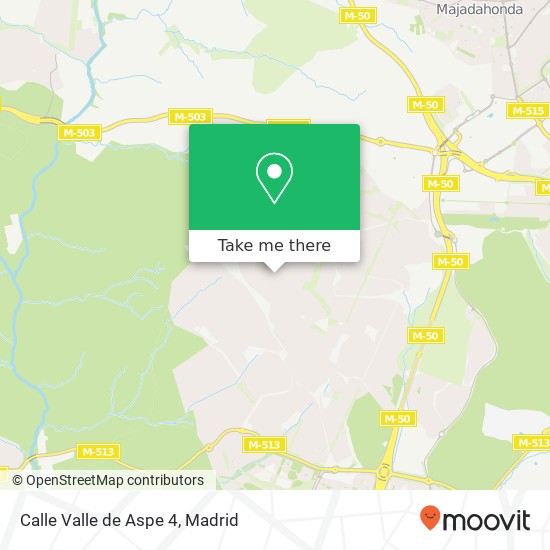 mapa Calle Valle de Aspe 4